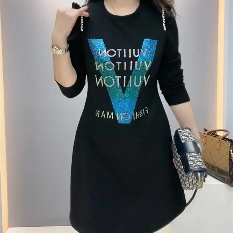 Осень и зима с круглым вырезом деревянными ушками длинными рукавами горячее