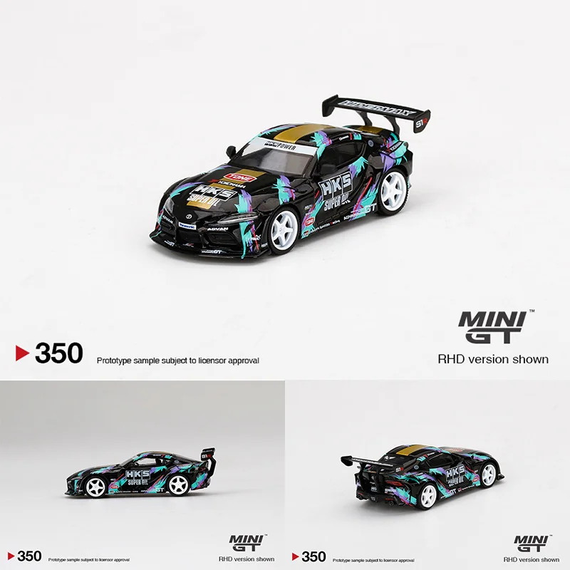 

MINI GT 1:64 GR Supra A90 2020 Токийский автосалон 350 Коллекционная модель автомобиля из сплава Коллекционная миниатюрная машина игрушки 350