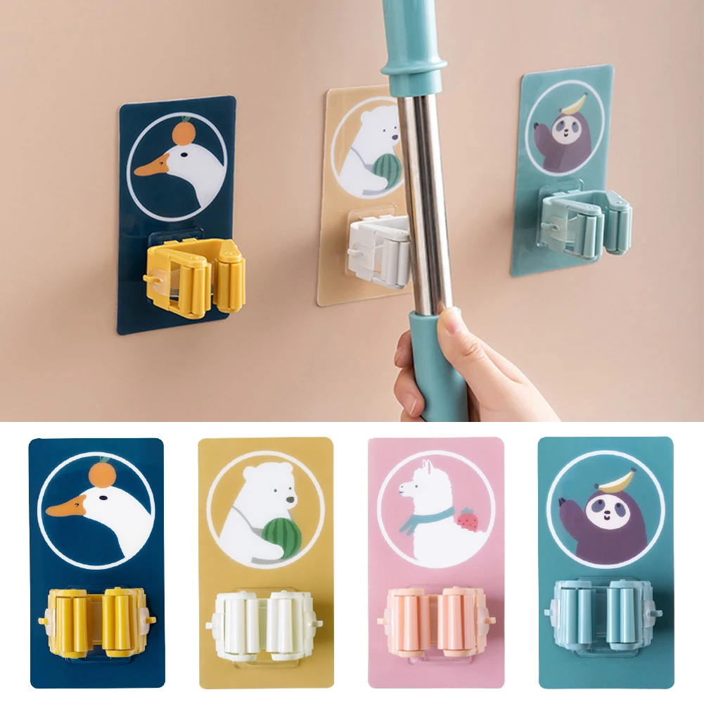 Многофункциональный крючок зажим для швабры в скандинавском стиле кухонная