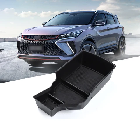 Для Geely New Coolray 2024 2023, подлокотник с центральным управлением, ящик для хранения, аксессуары для внутренней модификации