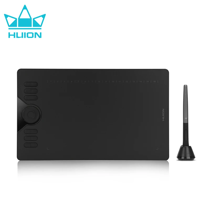

Huion HS610 Graphic Tablet Digital Drawing Tablet with 8192 Battery-free Stylus OTG Adapter for Android Phone Windows PC MacOS
