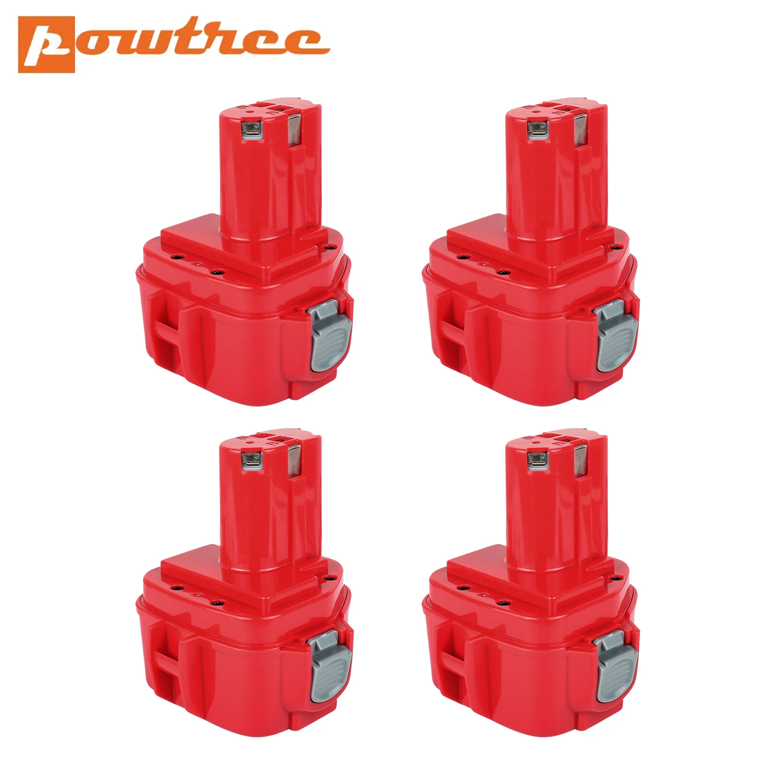 

4 Pack 12V PA12 4000mAh NI-MH Battery for Makita 12V PA12 1220 1222 192598-2 1233S 1233SB 1235 1233S 6270D 6271D 6227D