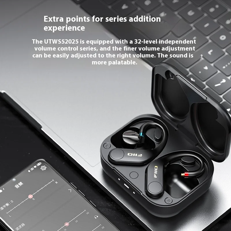 Fiio Utws5 2025 настоящие беспроводные наушники на заказ HIFI Bluetooth Hi-Res 96 кГц/24 бит aptX