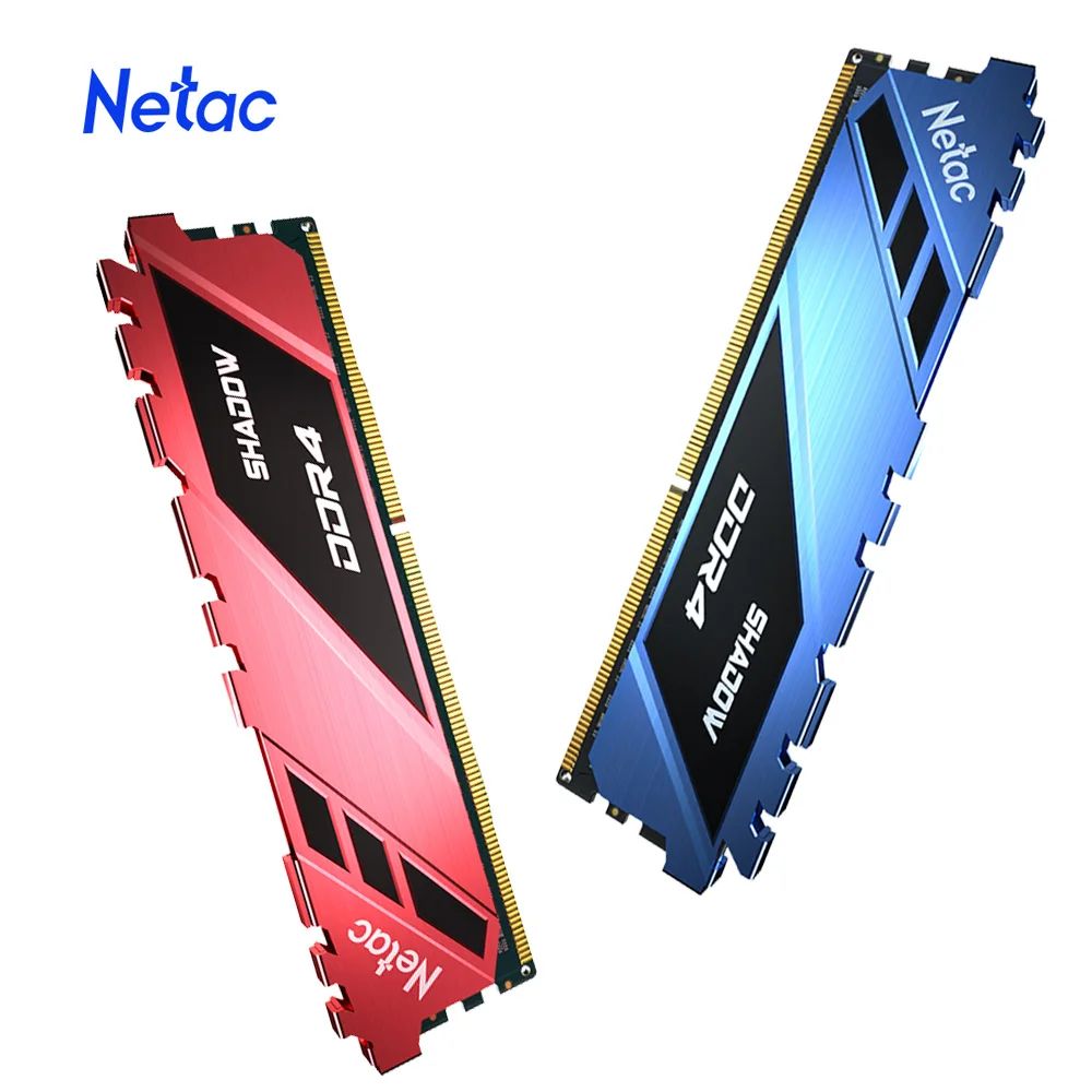Оперативная память Netac DDR4 ОЗУ 16 ГБ 8 3200 МГц 2666 3600 радиатор памяти XMP для материнской