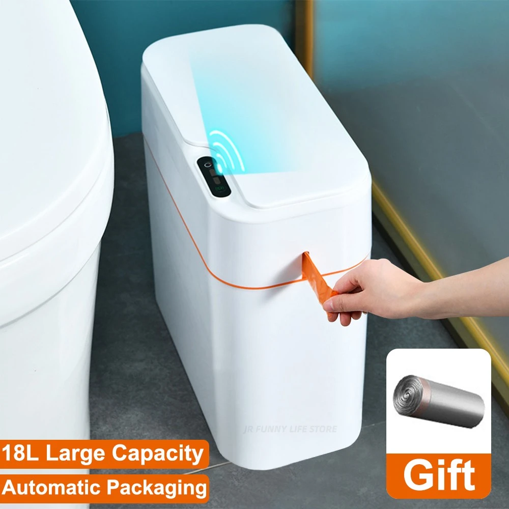 For Bathroom Toilet Kitchen Waterproof Garbage Bin With Lid 