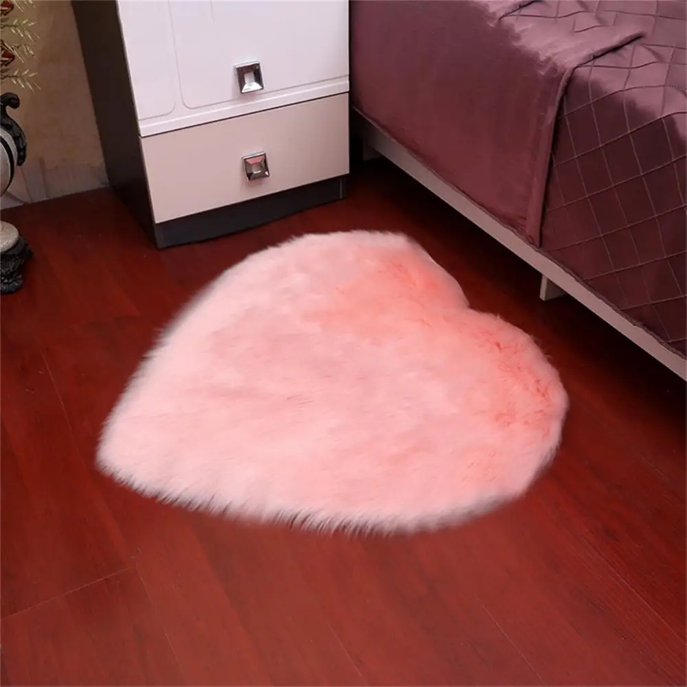 

Great Carpet Hairy 2 Styles Love Heart Carpet Rugs Floor Mats Area Rug