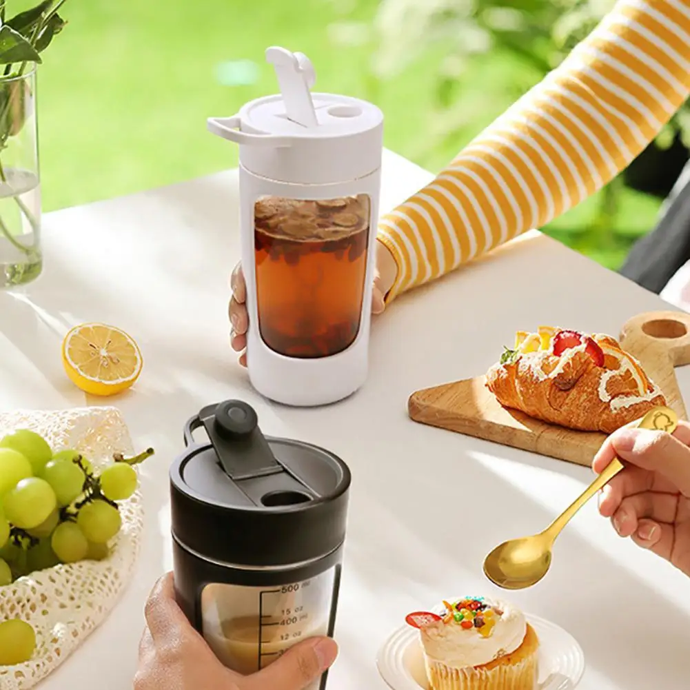 Water Bottle Powder Fitness Cup Electric Blender Protein Shaker Cup Brewing Movement Ecofriendly Automatic Vortex Mixer 600ML