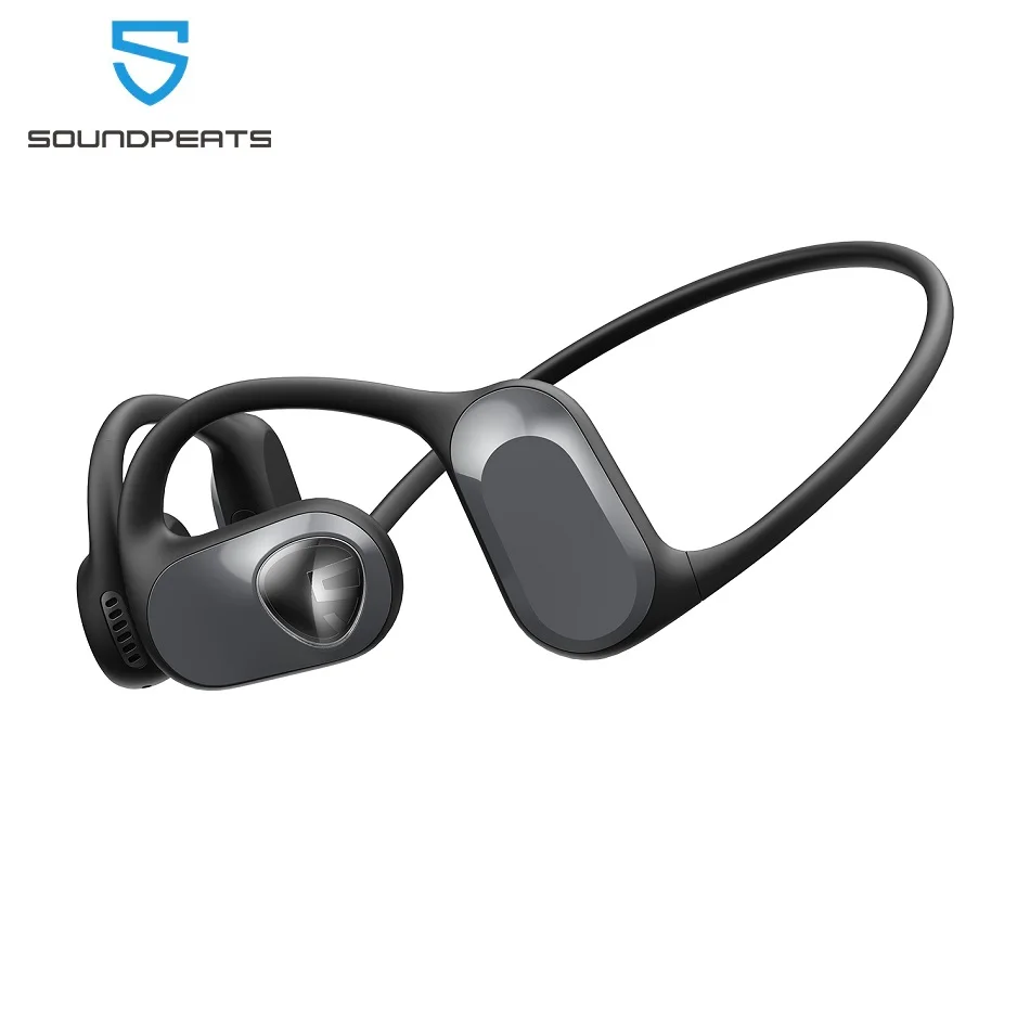 

SoundPEATS RunFree Air Conduction Wireless Earphones with Bluetooth 5.3 Open-Ear Sports Headphones with 4 Mics and 16.2mm Driver