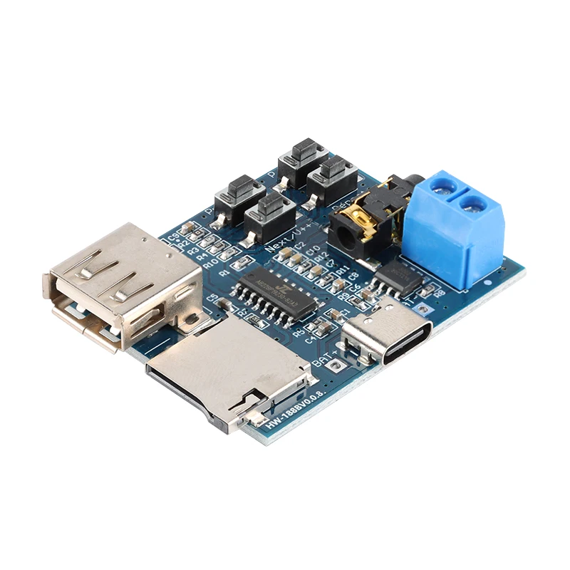 

1 шт., TF-карта, U-диск, родительский MP3 модуль, стандартный аудиоплеер