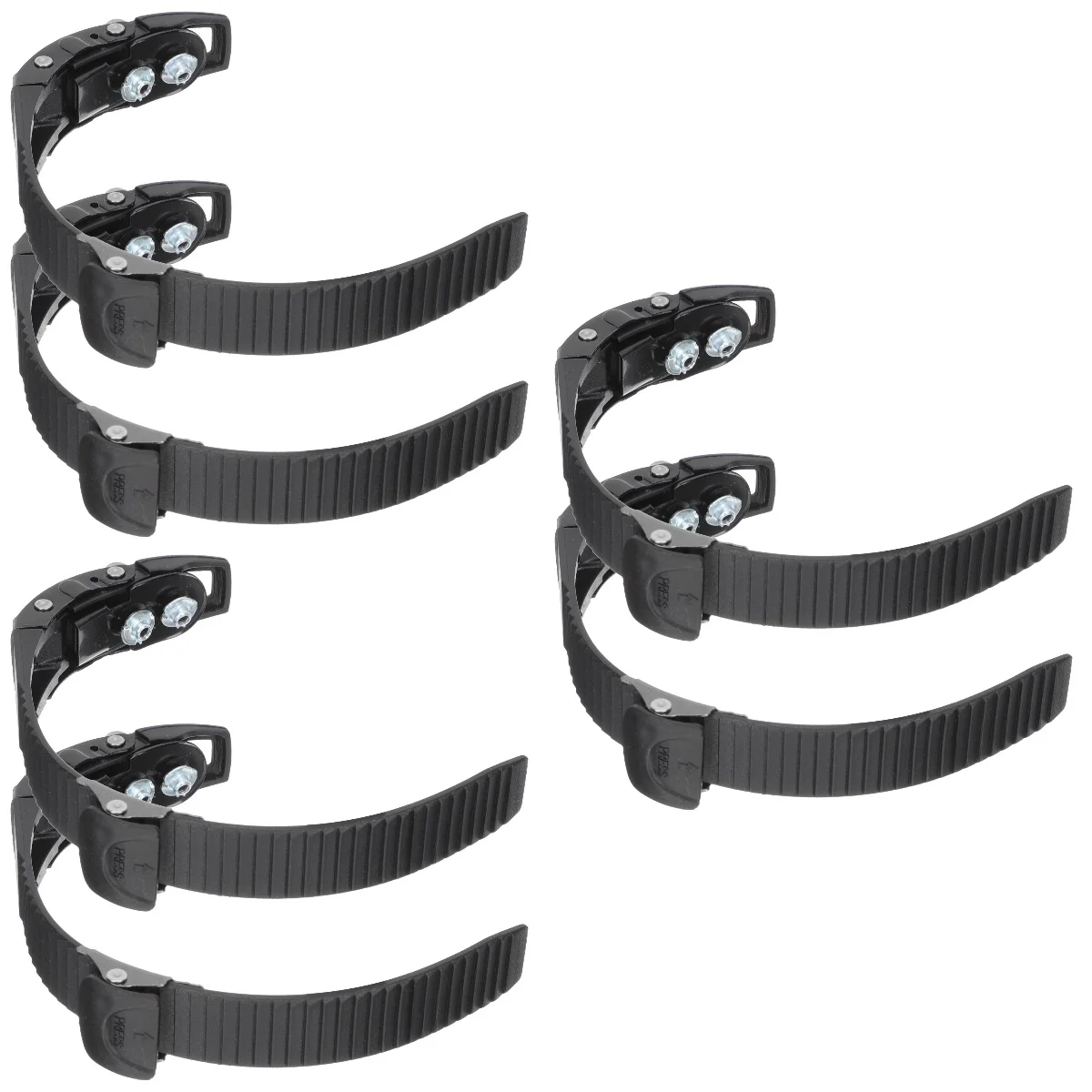 

6 Boots For Snowboard Black Snowboard Binding Straps Snowboard Binding Straps Replacement Ski Strap for Replacement Repair