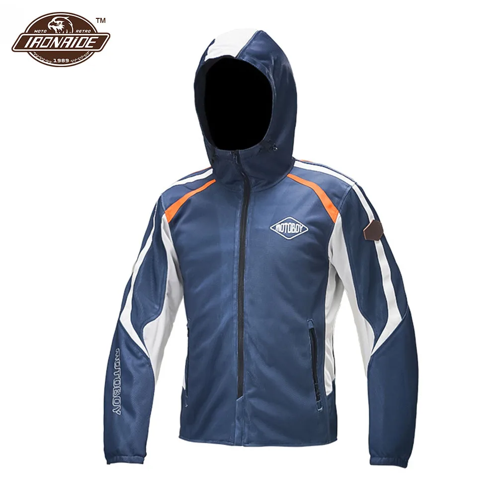 

Men's Motorcycle Jacket Mesh Jaqueta Motociclista Wear-resistant Biker Jacket Pantalon Motocross Anti-drop Motocross Jacket