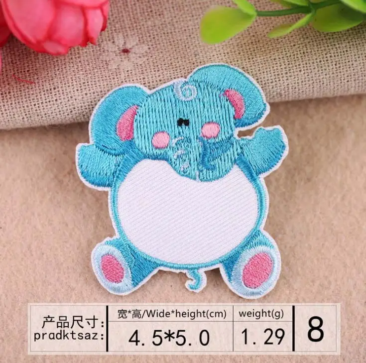 10 шт. вышитые нашивки пустые значки с именем железо на мультяшном мотиве