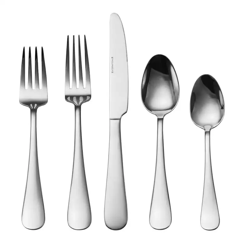 

20-piece Stainless Steel Flatware Set Tenedores Spoon fork knife set Kitchen cutlery Steak knives Spoon and chopsticks set Cubie