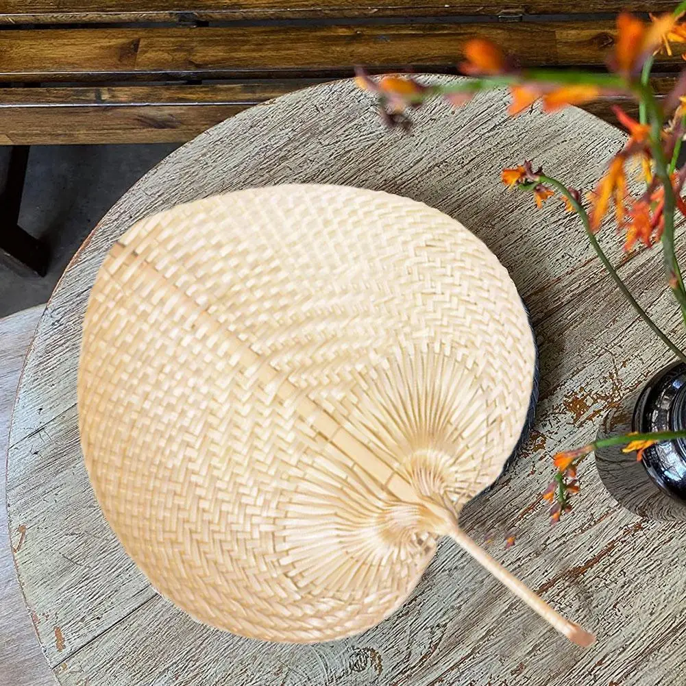 

Вентилятор для охлаждения F6S8, украшение из чистого натурального бамбука, в форме сердца ручной работы, декор из искусственной ткани, для свадьбы, дома, 1 шт.