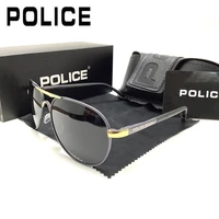 police men polarized sunglasses vintage anti uv driving black goggles eyewear rectangle shades men square oculos masculino male