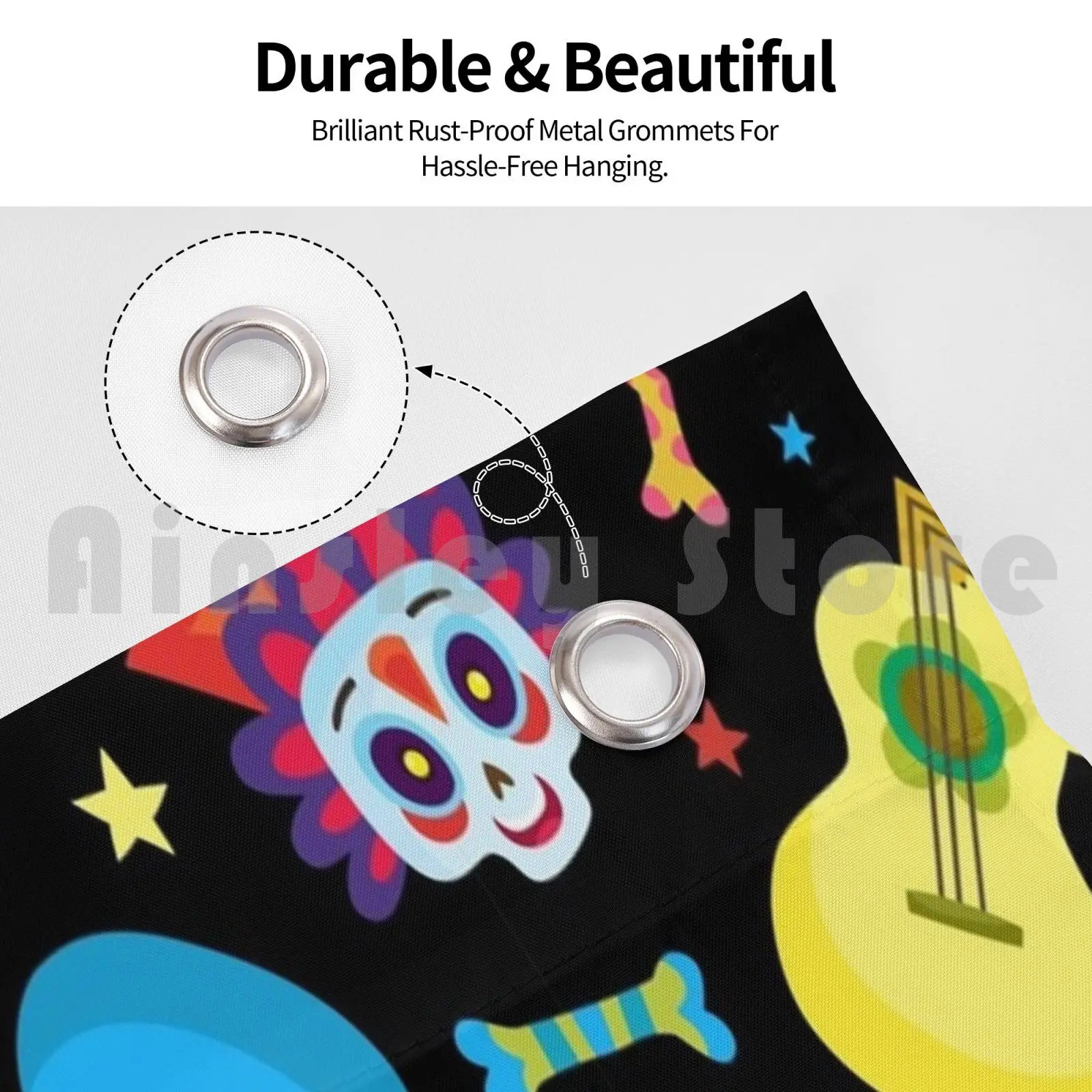 День мертвых сахарные черепа наружный Декор флаг автомобиль день испанский