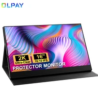 Portable Monitor 16  2560x1600 HDR Gaming Monitor Laptop Computer Display HDMI USB IPS Screen Ultra-Slim for Mac