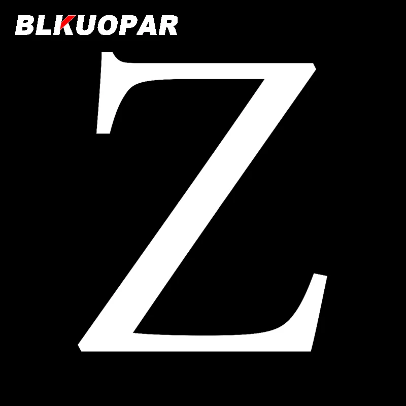 BLKUOPAR для Zeta греческие буквы простые наклейки вырезанные солнцезащитные