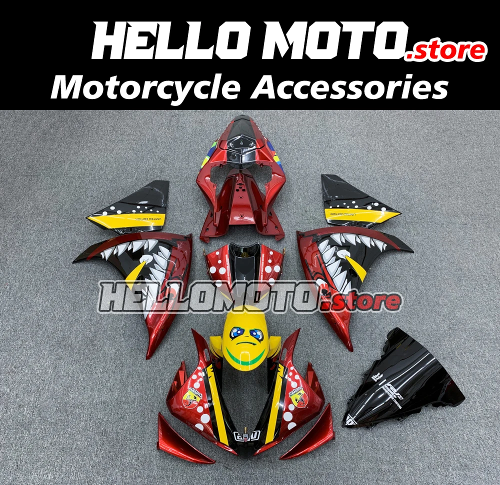 

Suitable for YZF-R1 YZF R1 2009 2010 2011 Motorcycle Shell Fairing Spoiler Bodywork Set ABS Injection Molding RN221