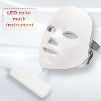 7 colors led facial mask photon therapy anti acne wrinkle removal skin rejuvenation face skin care tools face beauty instrument