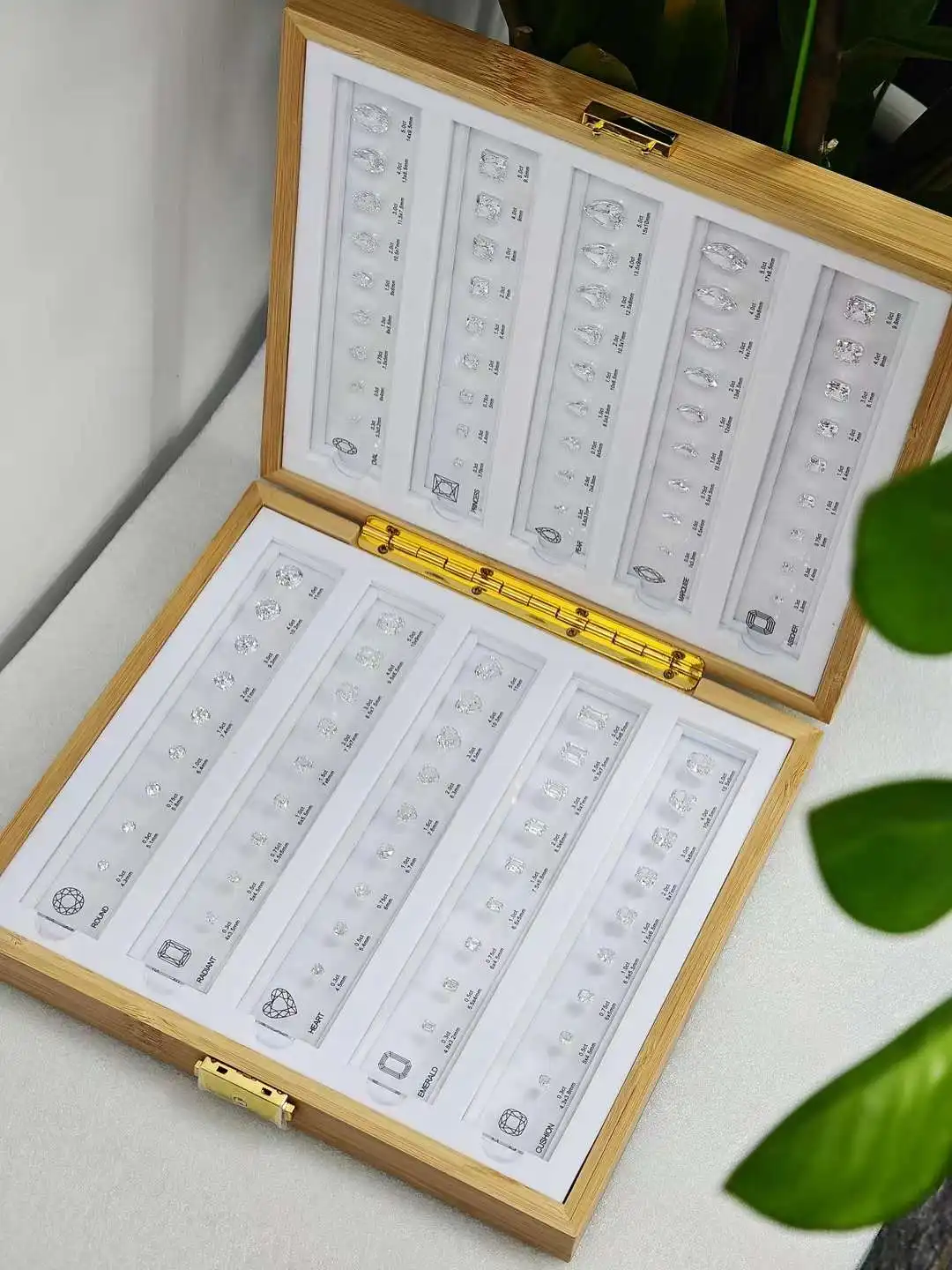 Алмазный селектор набор ювелирных инструментов 10 форм эталонная таблица размера