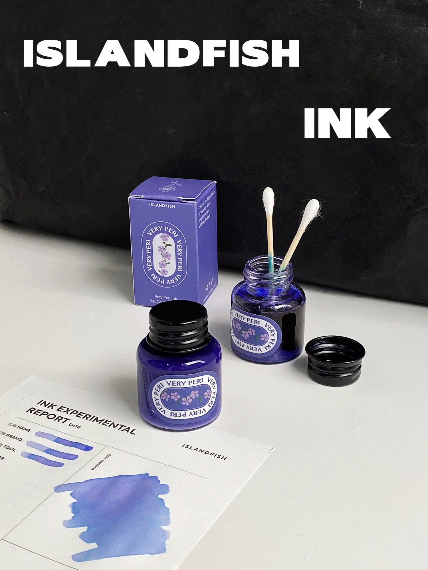 Changchun Flower Blue Color Ink Fadeless Waterproof Ink Gradient Color Ink 15ml