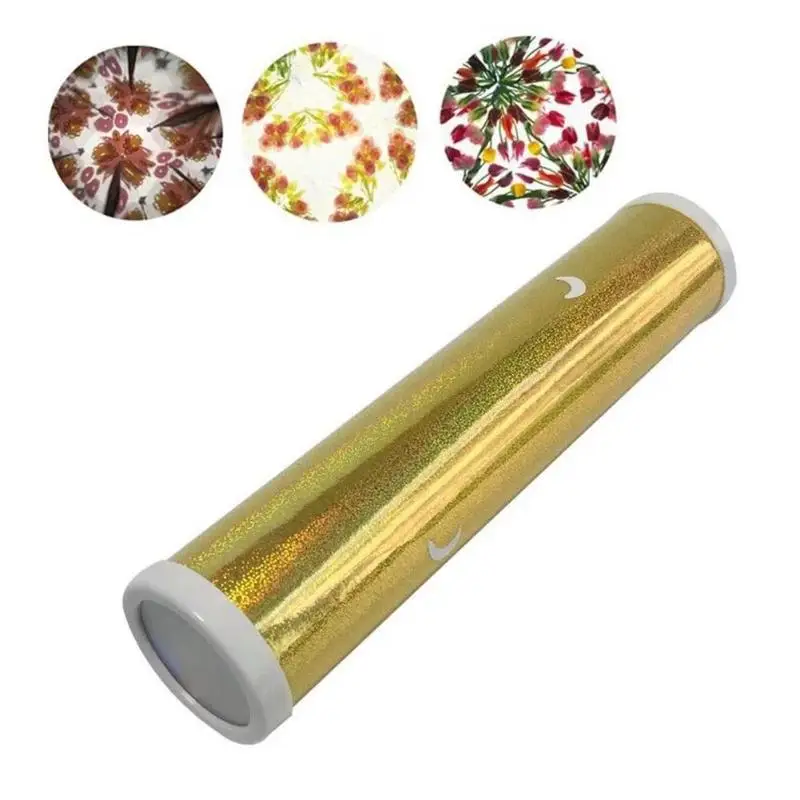

DIY Colored Rotating Kaleidoscope Kits Science Experiment Educational Craft Kid Brain Eyes-Hands Cooperation Training Toy