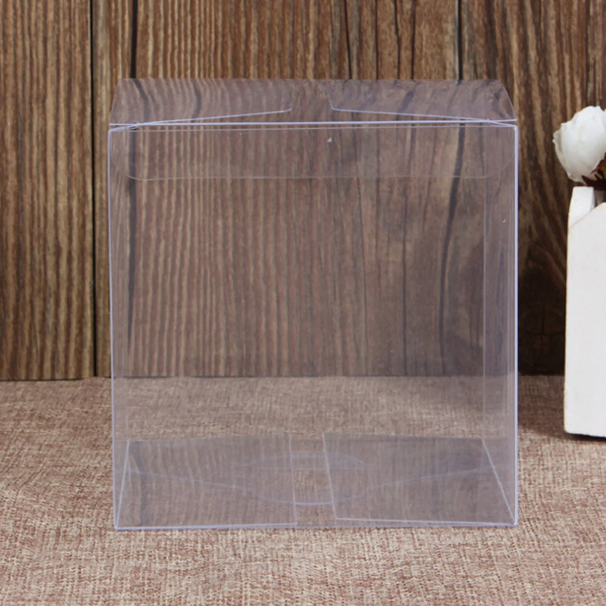

Boxes Clear Box Gift Candy Favor Transparent Apple Cube Favors Wedding Packaging Gifts Party Cupcake Pvc Container Packing