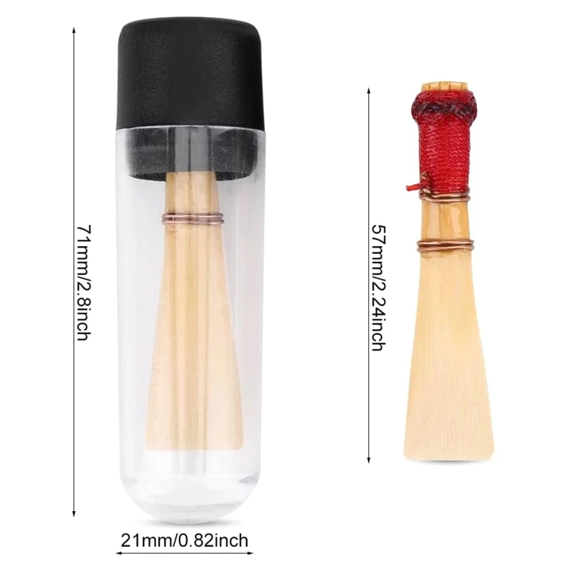 2 шт. трости для фагота средняя мягкая трость с защитной тростью чехла держателя