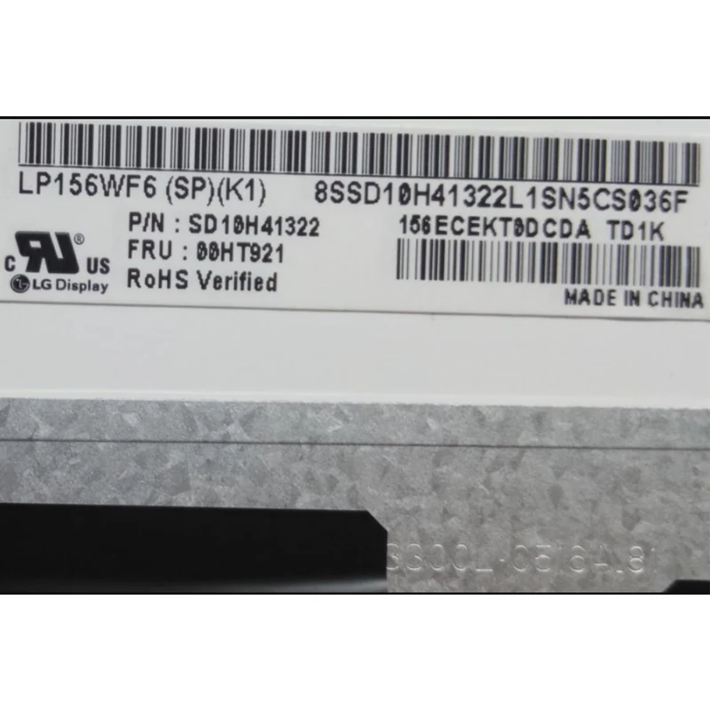 Тонкий IPS-экран 15 6 дюйма LP156WF6-SPK1 SPP1 SPK2 SPK3 SPK6 SPC1 SPB1 SPL1 SPA1 NV156FHM-N42 N41 LP156WF4-SPL1 SPL2