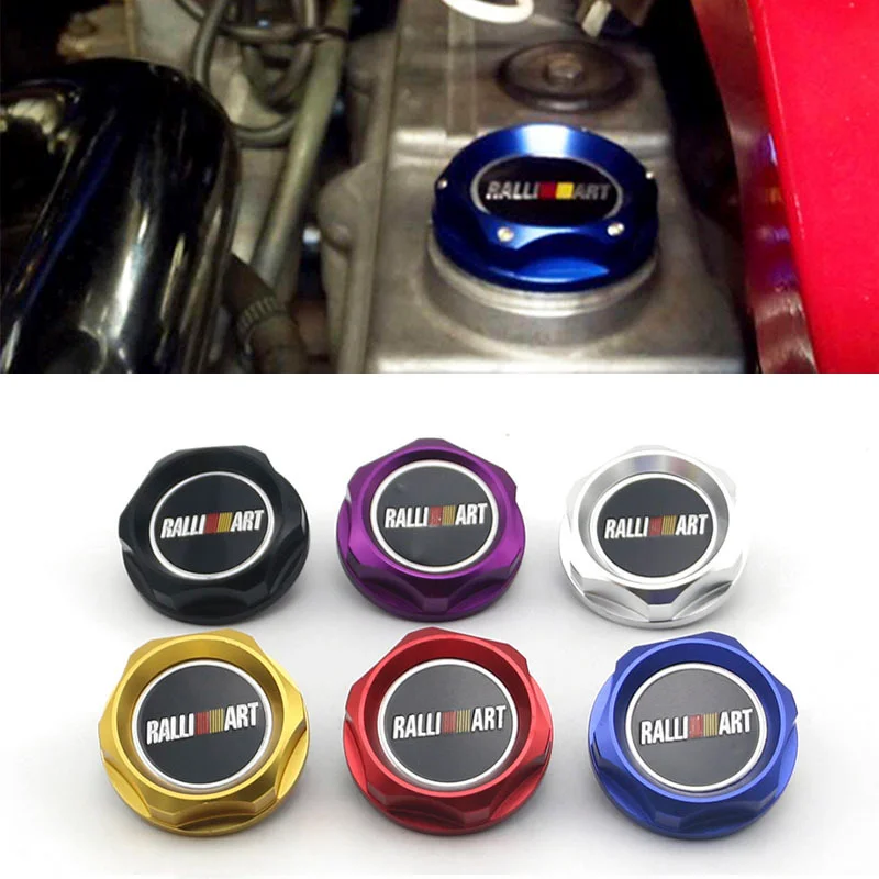 

For Mitsubishi HT6315 Galant Montero Diamante Outlander Space Star Ralliart Racing Engine Oil Cap Oil Fuel Filler Cover Cap