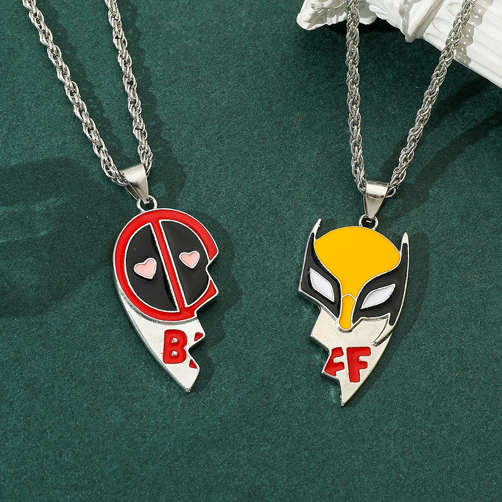 Ожерелья с кулоном в виде героев мультфильма Marvel