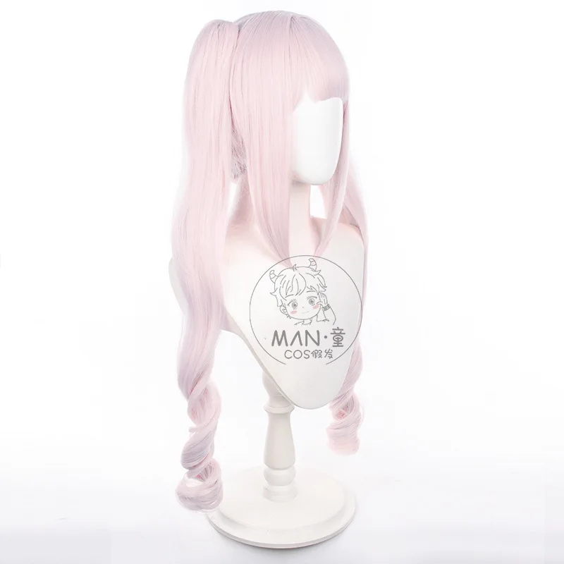 Cosplay Mantong Victory богиня Niji Alice Cos парик Тигр клипса двойной конский хвост длинные