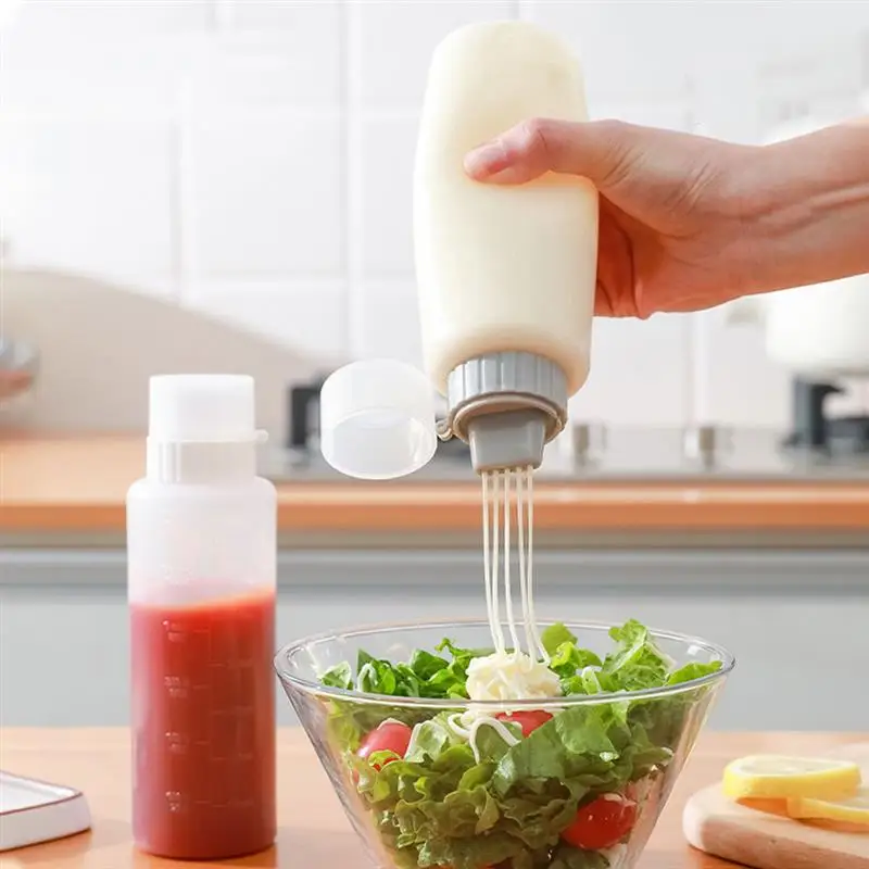 

3 шт., прозрачные бутылки для приправ, 350 мл, 5 отверстий