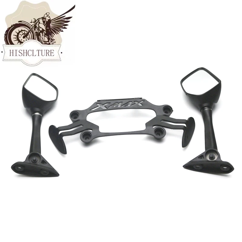 

Motorcycle front Stand Holder Smartphone For Yamaha x-max X-MAX 250 300 2017-2018 Mobile Phone bracket GPS Plate mirror Bracket