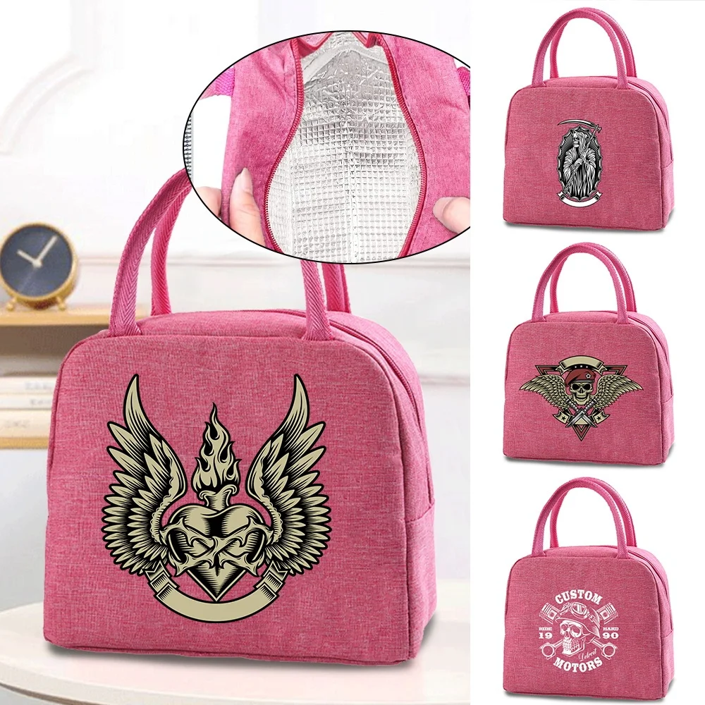 

Women Lunch Bags Portable Insulated Lunch Bag for Child Zipper Thermal Pouch Lunch Box Tote Food Picnic Beach Cooler Bento Bag