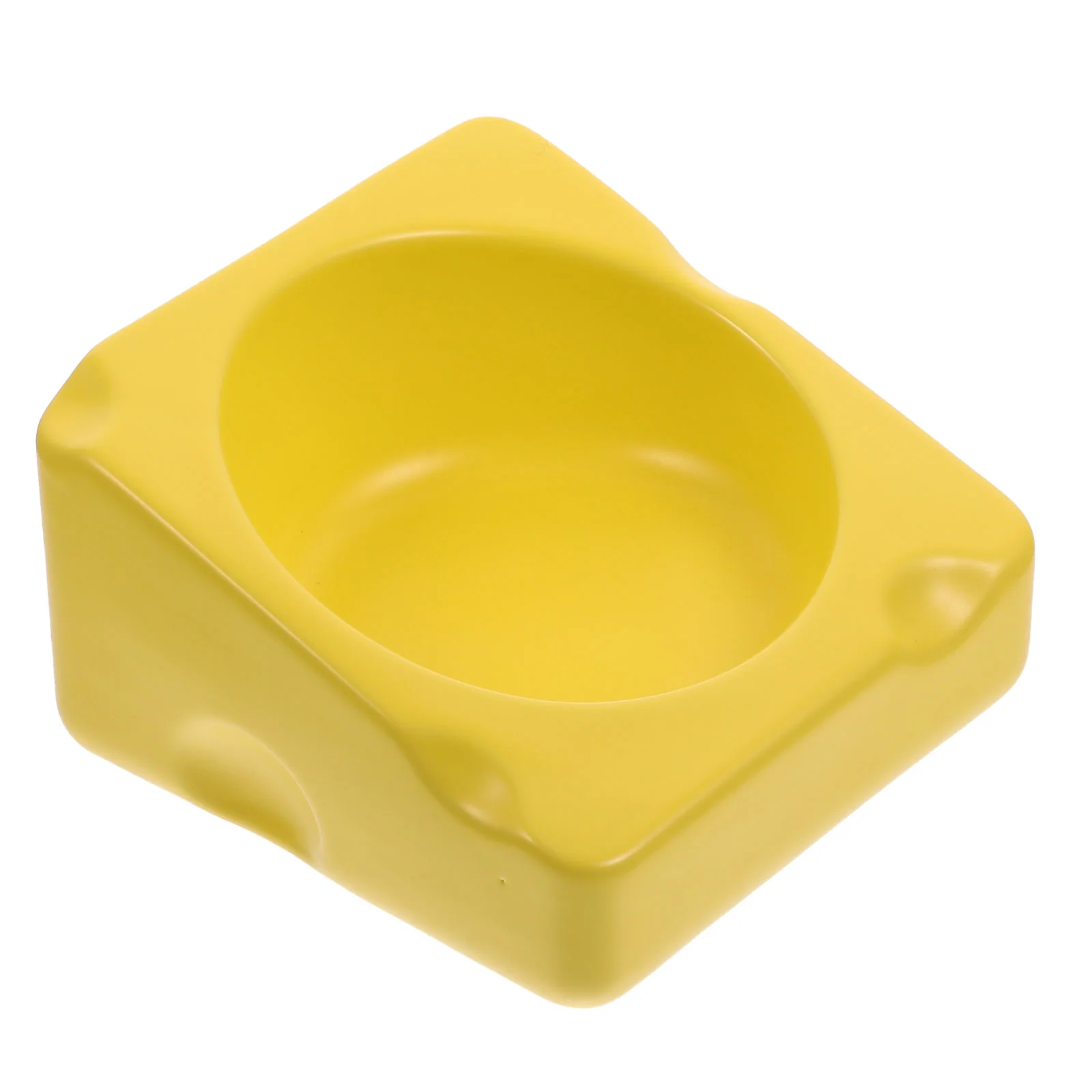 

Bowl Hamsterfeeder Guinea Washable Household Squirrel Wear Resistant Chinchilla Ceramic Pet Dish Feeding