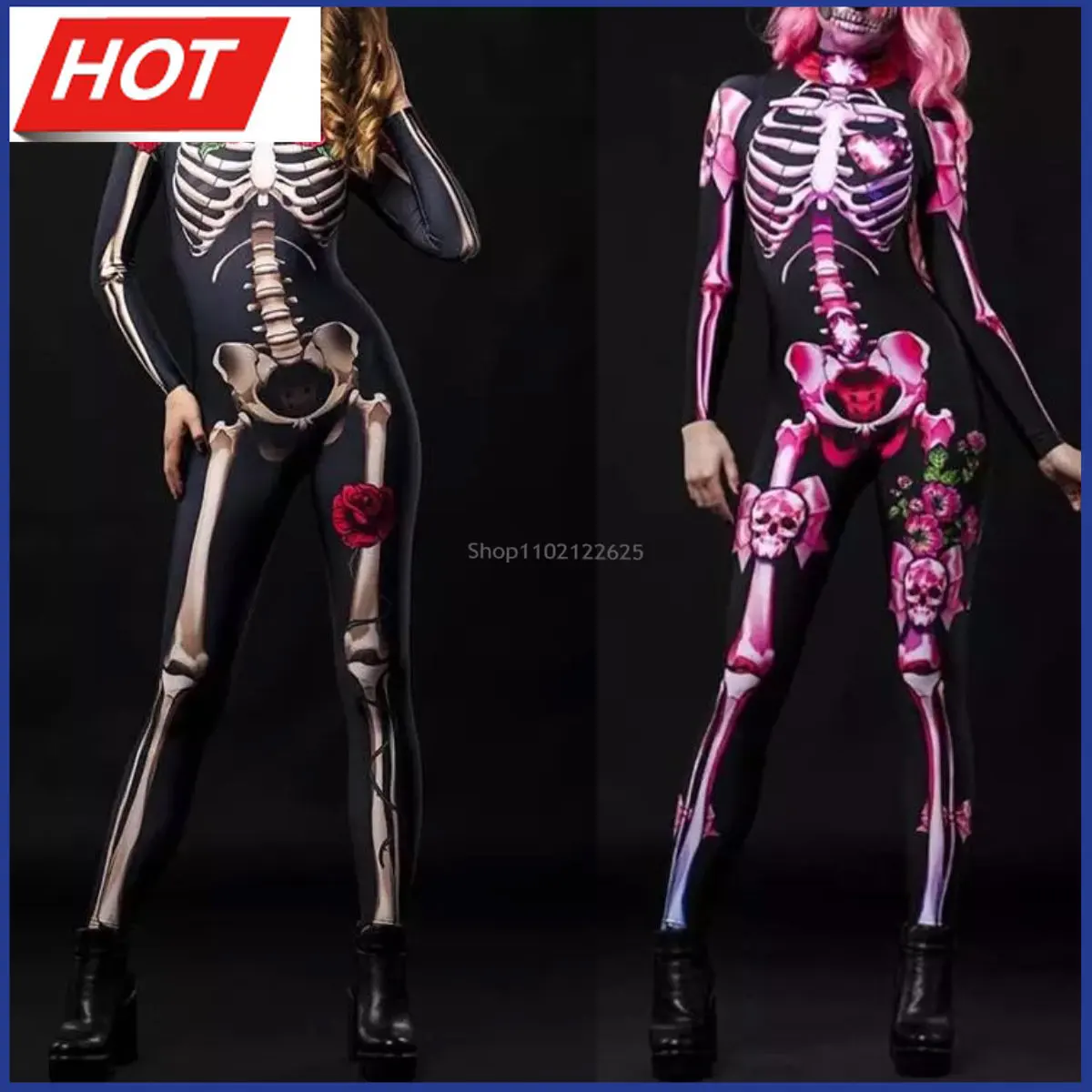 

Костюм на Хэллоуин, женский костюм страшного призрака, роза, скелет, сексуальный женский костюм для маленьких девочек, карнавал, вечевечерн...
