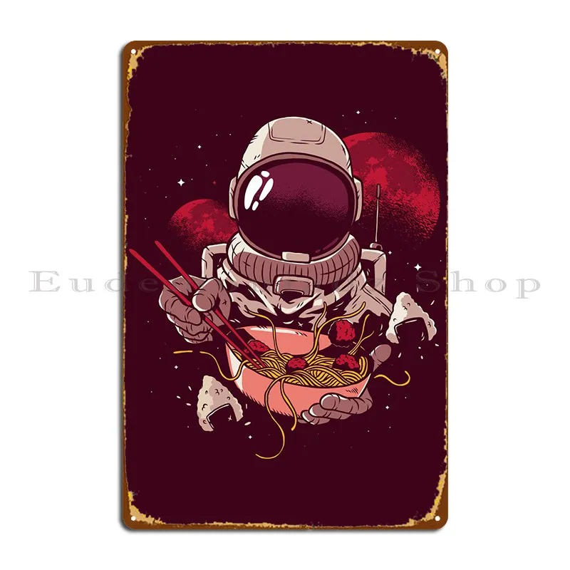 

Астронавт Spaguetti, металлический знак, индивидуальная печать, гараж, кино; Декорации, оловянный знак, плакат