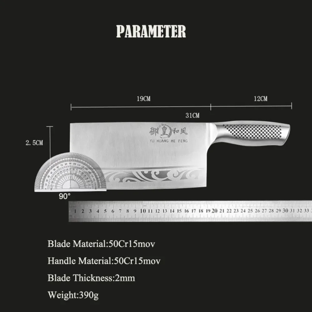 Нож для нарезки 50Cr15mov кухонный резец из нержавеющей стали в немецком стиле кухни