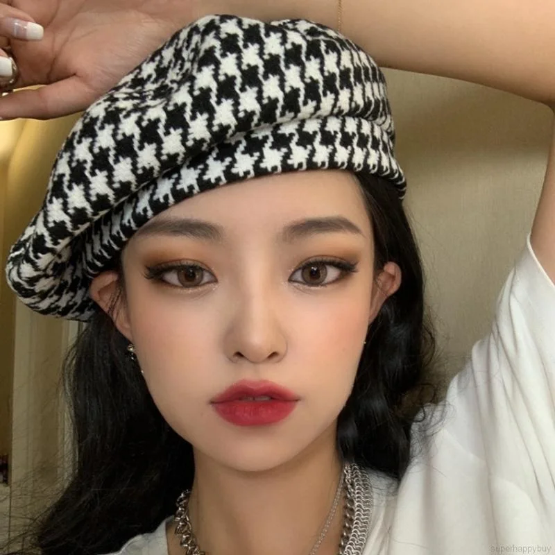 

Женская оригинальная эластичная шапка художника во французском стиле, стильные Восьмиугольные береты художника