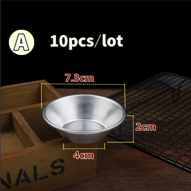 

10 шт. алюминиевая форма для кексов и яиц