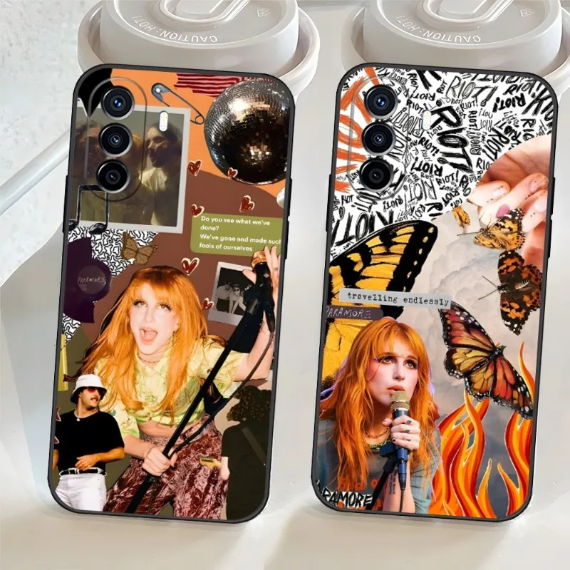 Модный оранжевый чехол Парамор для телефона Huawei P30 Lite P50 P40 P10 P20 Mate 40 Pro Plus Psmart Z 6 7 9, задняя крышка