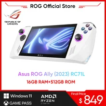 Asus ROG Ally (2023) RC71L Ryzen Z1 Extreme Handheld Game Player Game Console 7 Inch 120Hz IPS Retro Video Games For windows 11