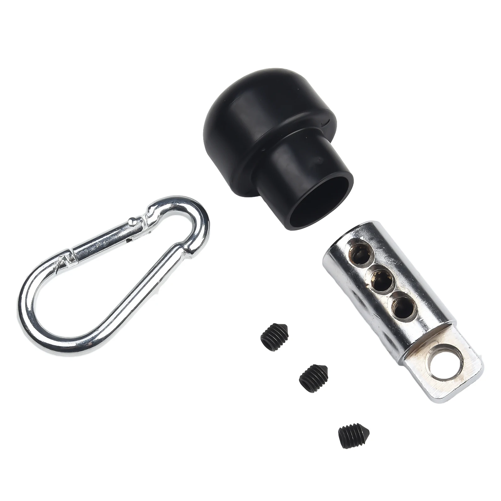 

High Quality Brand New Cable Stopper Rope Joint Terminal Black Fitness Equipment Portable Universal Wire Connector 270g