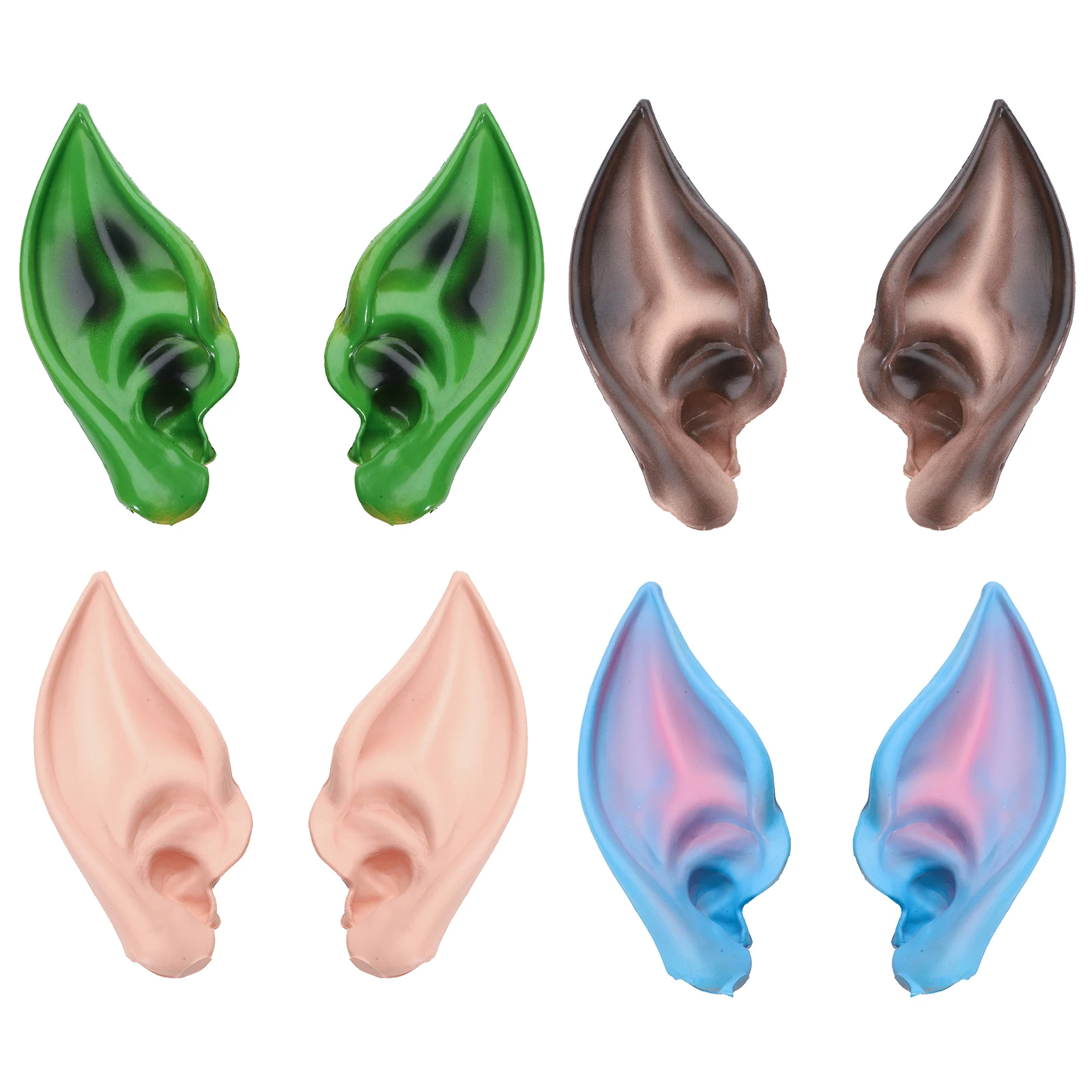 Взрослые дети шоу сценический косплей уши эльфа костюмы аксессуар фея острые