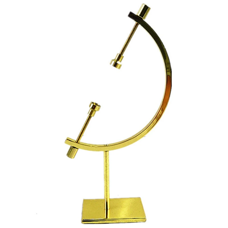 

Ornament Display Stand,Decoration Rack For Globe Crystal Ball Holder Home Decoration Gold-Plated Ornament Craft Bracket