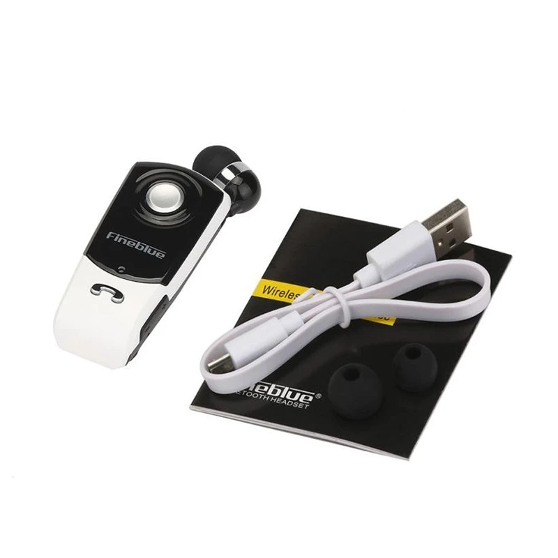

Mini Bluetooth-compatible Headset Call Remind Vibration Sport Clip Driver Wear