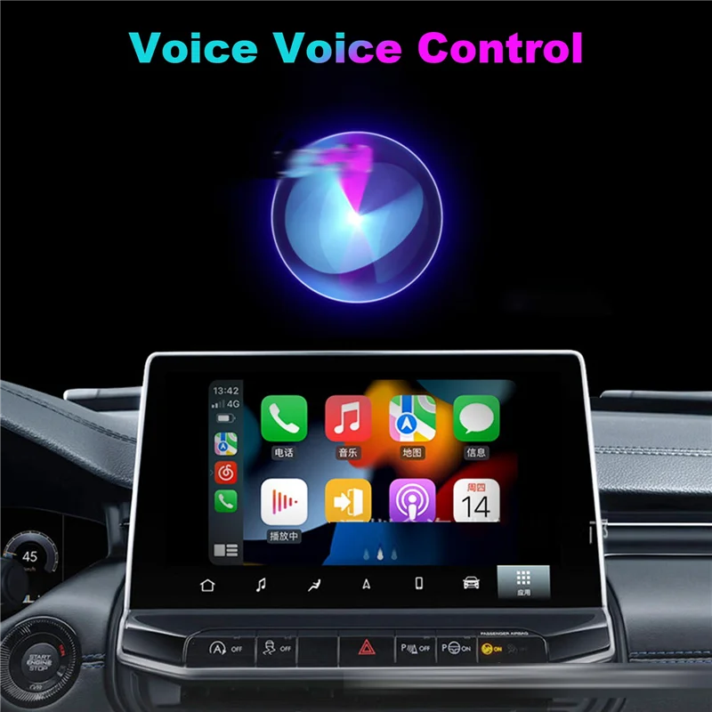 

Android 11.0 Wireless 2+8GB Carplay Ai Box Multimedia Bluetooth USB Player Mini Ai Box