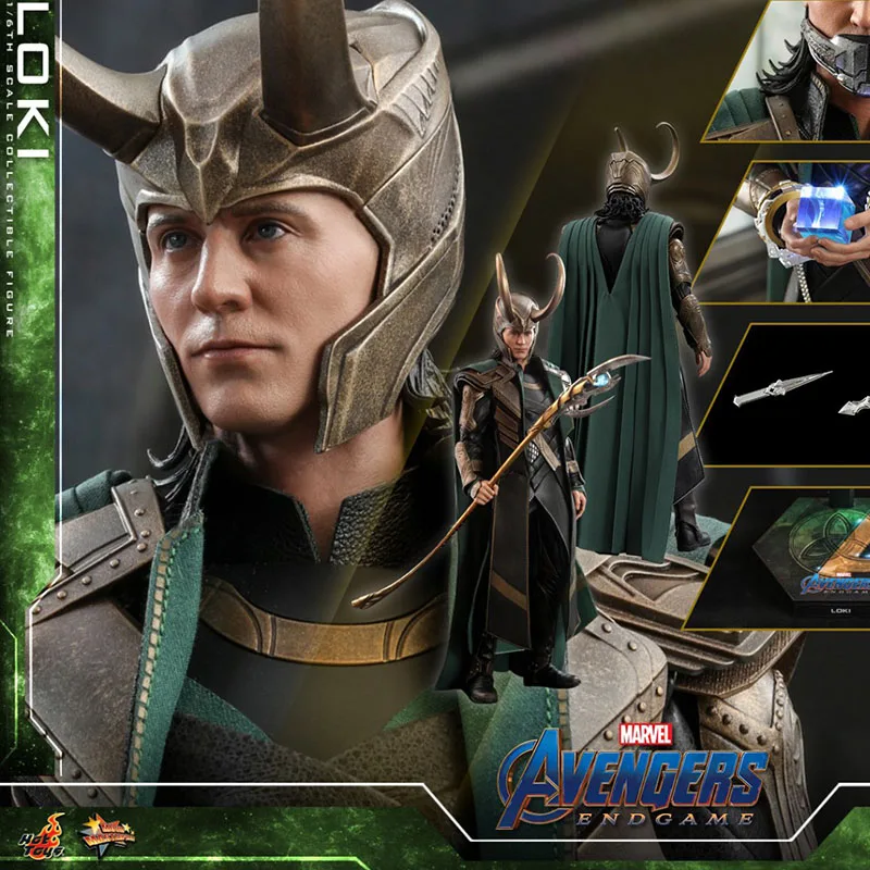 

Hot Toys MMS579 1/6 Loki Figure Model HT 12'' Male Soldier Action Figure Body Doll Full Set Collectible Toy In Stock